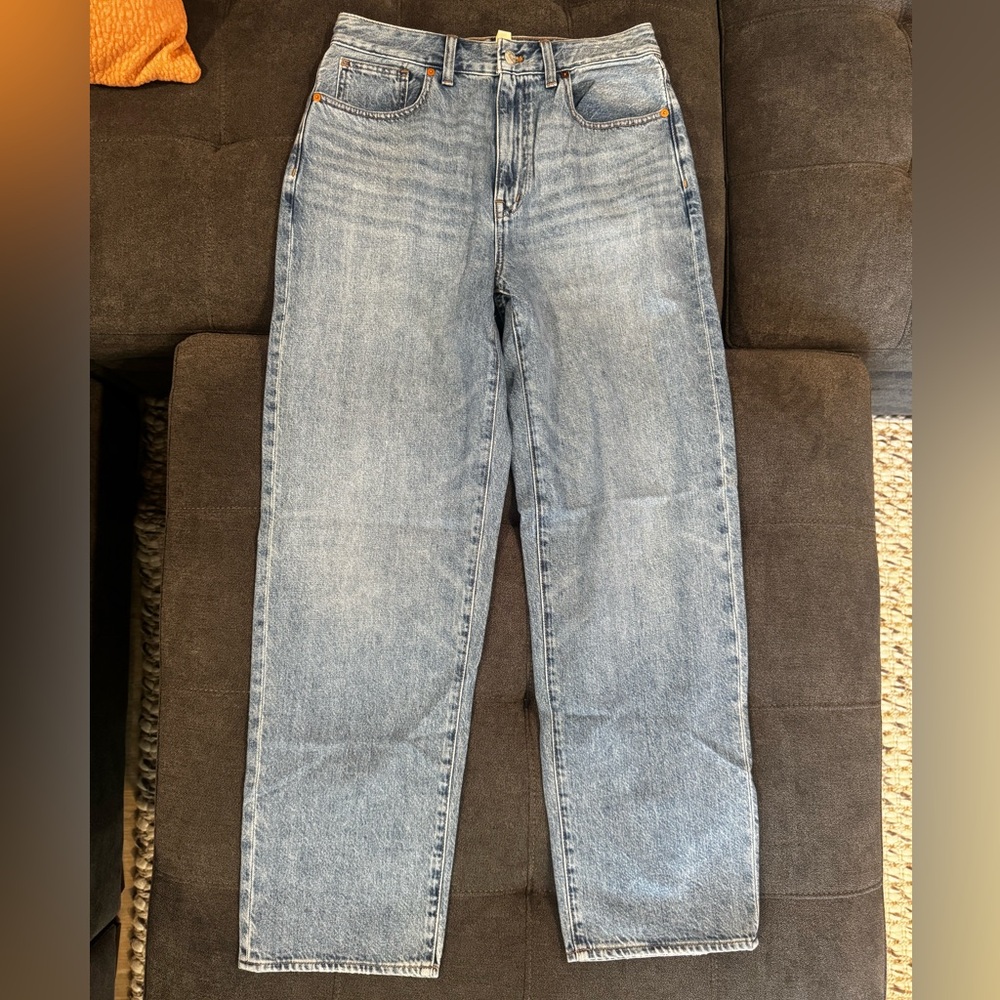 Madewell Curvy Baggy Straight Jean